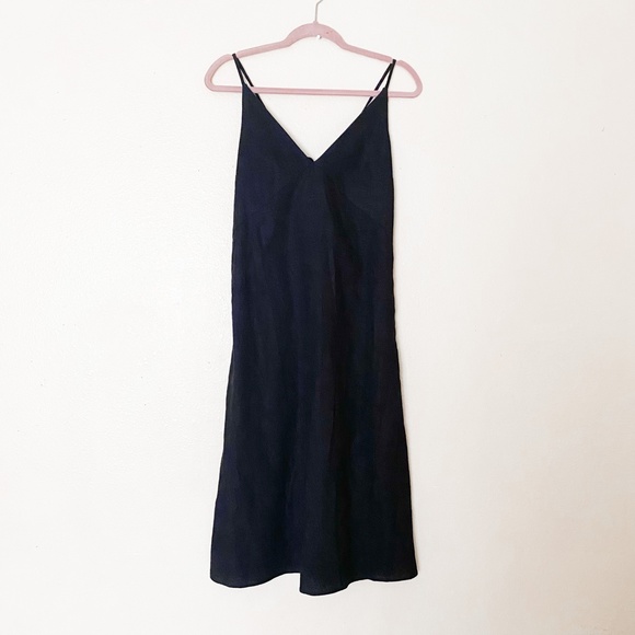 NWT GAP Linen Blend Summer Midi Dress - Picture 2 of 6